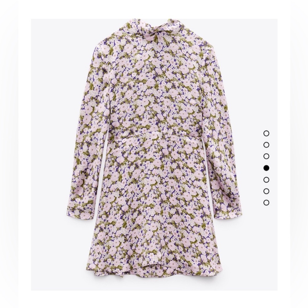 Nwt. Zara Satin Mini Dress